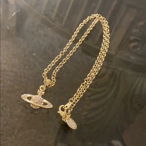 Vivienne westwood rhinstone necklace